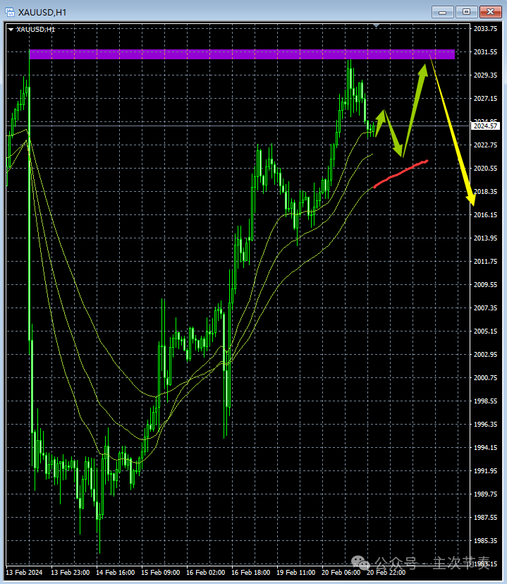 主次节奏：2.21一句话看懂黄金Gold