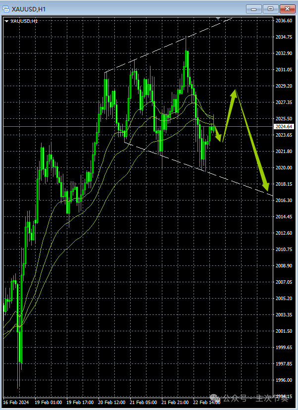 主次节奏：2.23一句话看懂黄金Gold
